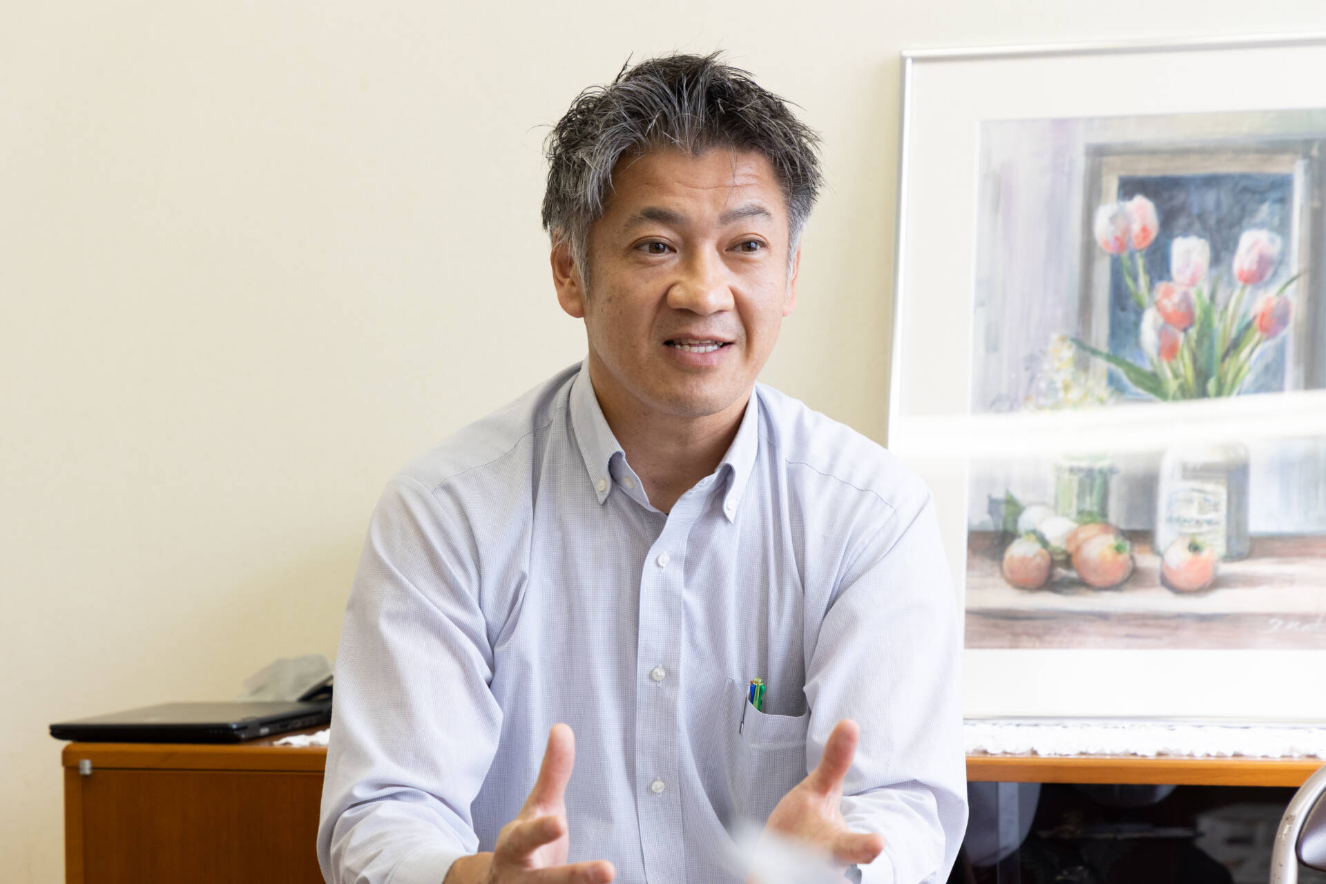 主任事務員の滝田さん